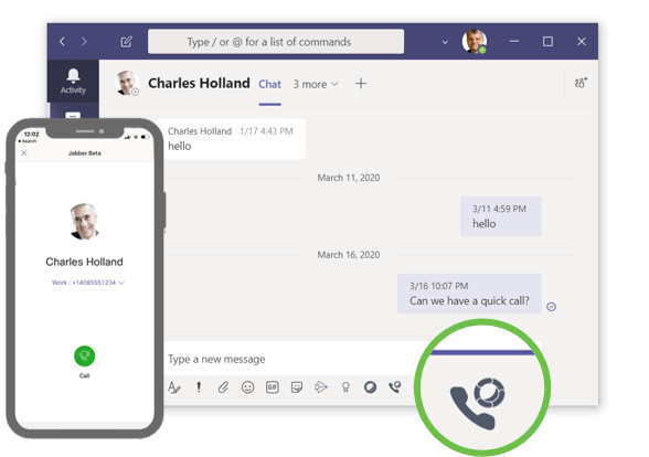 Cisco Calling in Microsoft Teams